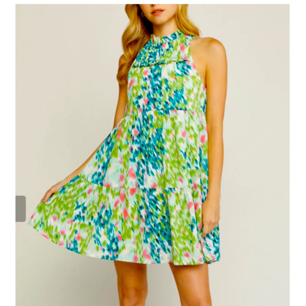 Watercolor painting Dress